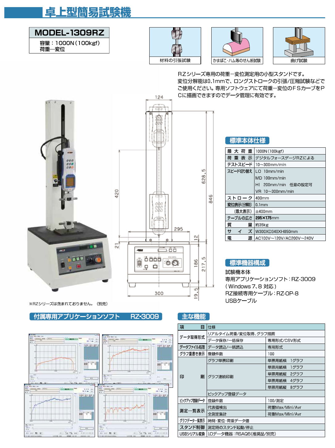 AIKOH ENGINEERRING　アイコーエンジニアリング　卓上簡易試験機　MODEL-139RZ　Desktop simple tester MODEL-139RZ