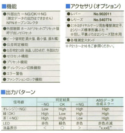 ミツトヨ 543シリーズ シグナルABSデジマチックインジケータ ID-C112J