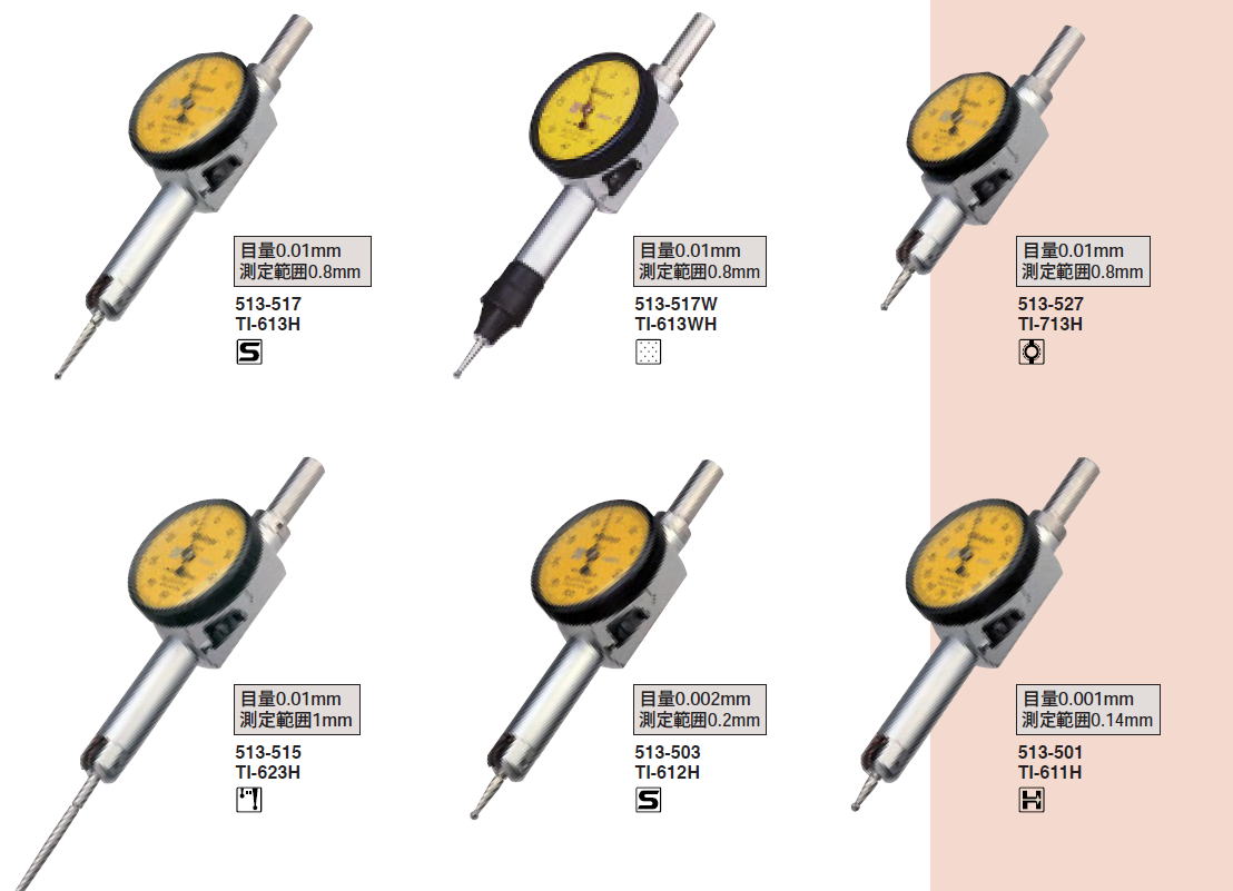 ミツトヨ テストインジケータ（513-435-10H）/メーカー校正証明書+