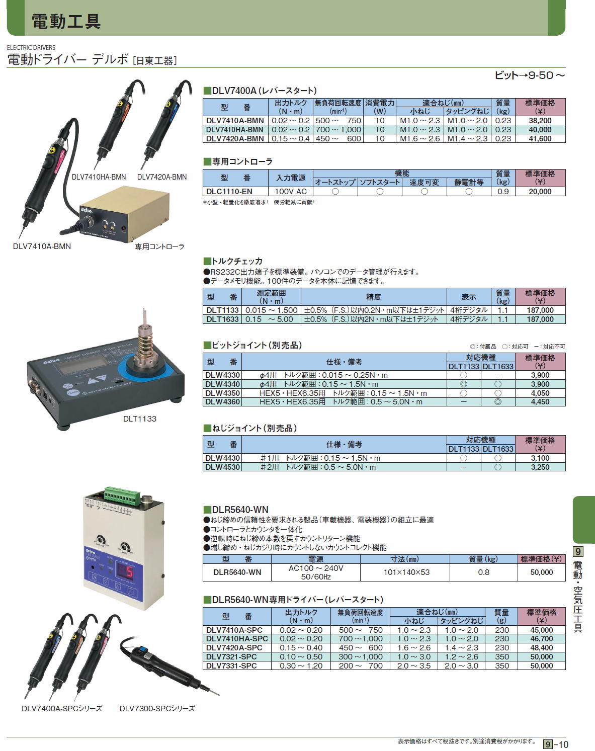 日東工器 電動ドライバ DLV7420A-BMN - 工具、DIY用品