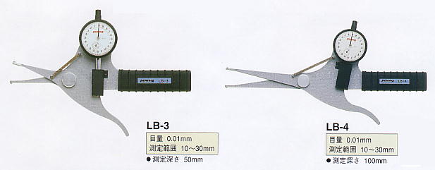 尾崎製作所 PEACOCK LB-3 ダイヤルキャリパーゲージ LB 内測 タイプ