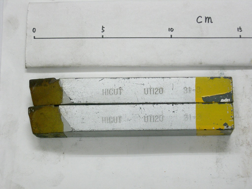 切削工具　バイト　31-3　19角　UTi20　黄色　ハイカット